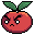 Angry flying tomato
