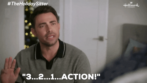 Jonathan Bennett counting down "3, 2, 1 action!"