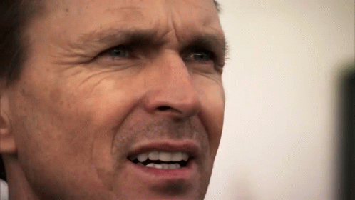 Phil Keoghan looks confused as the camera pans out