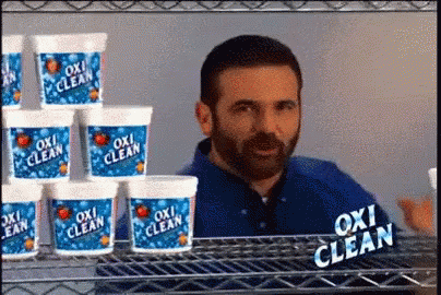 Billy Mays saying but wait there's more in an oxy clean ad