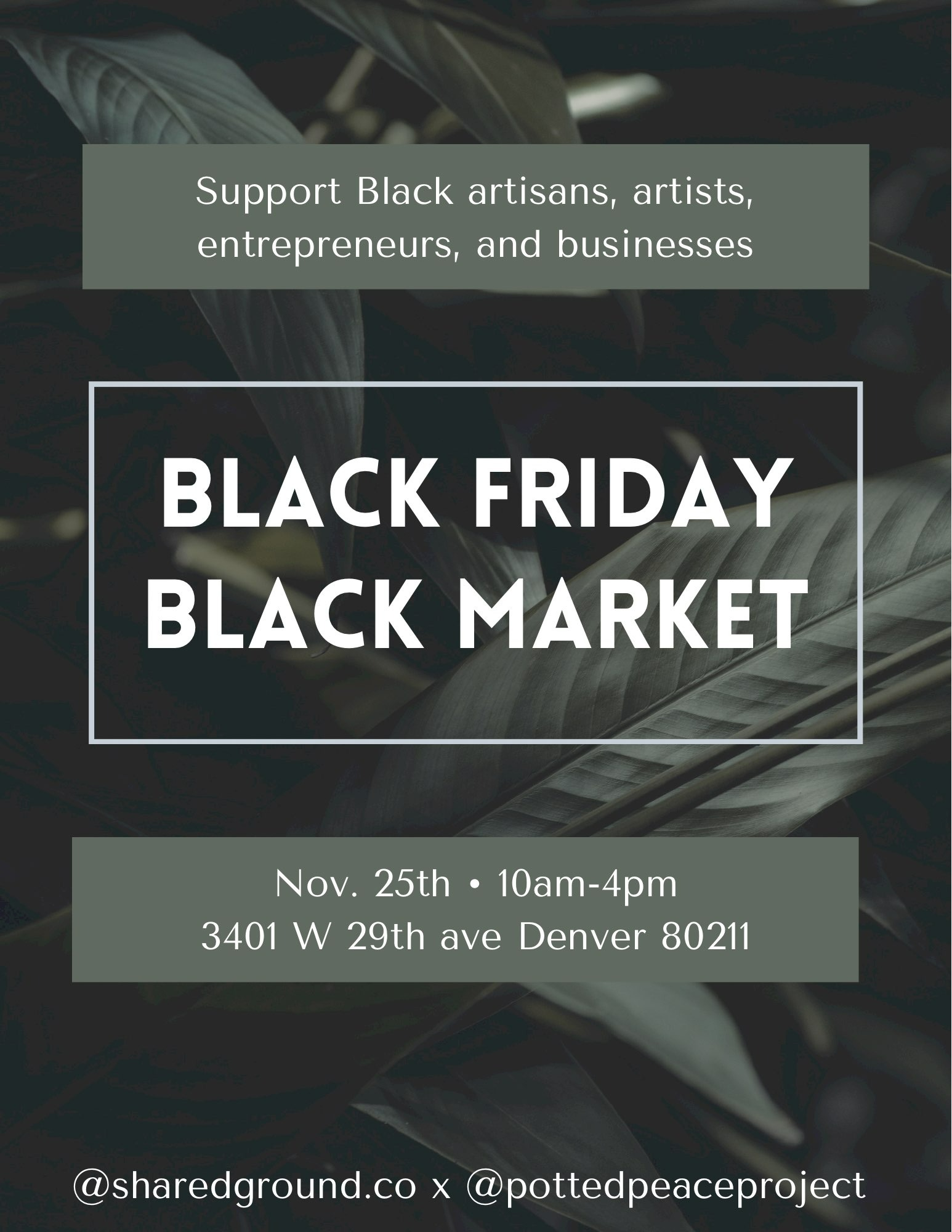 🛍 Happening This Week: Black Friday Black Market!